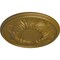 Ekena Millwork Wakefield Ceiling Medallion (Fits Canopies up to 3 5/8"), Hand-Painted Gold, 11 3/4"OD x 1 1/4"P CM11WAGLS - alternate 5